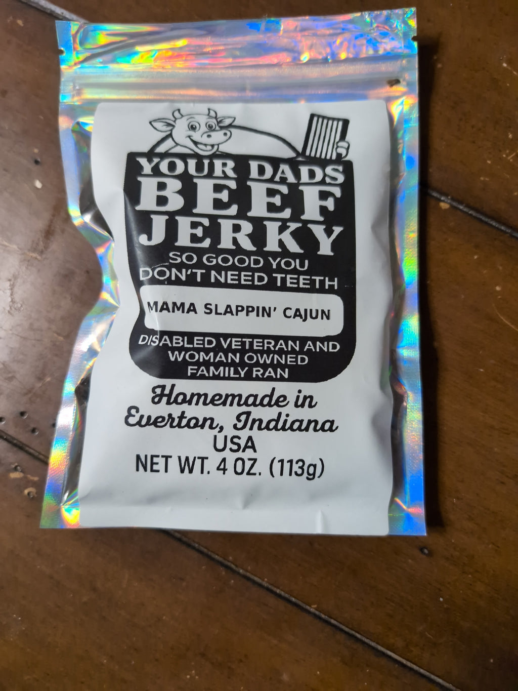 2 oz bags of beef jerky
