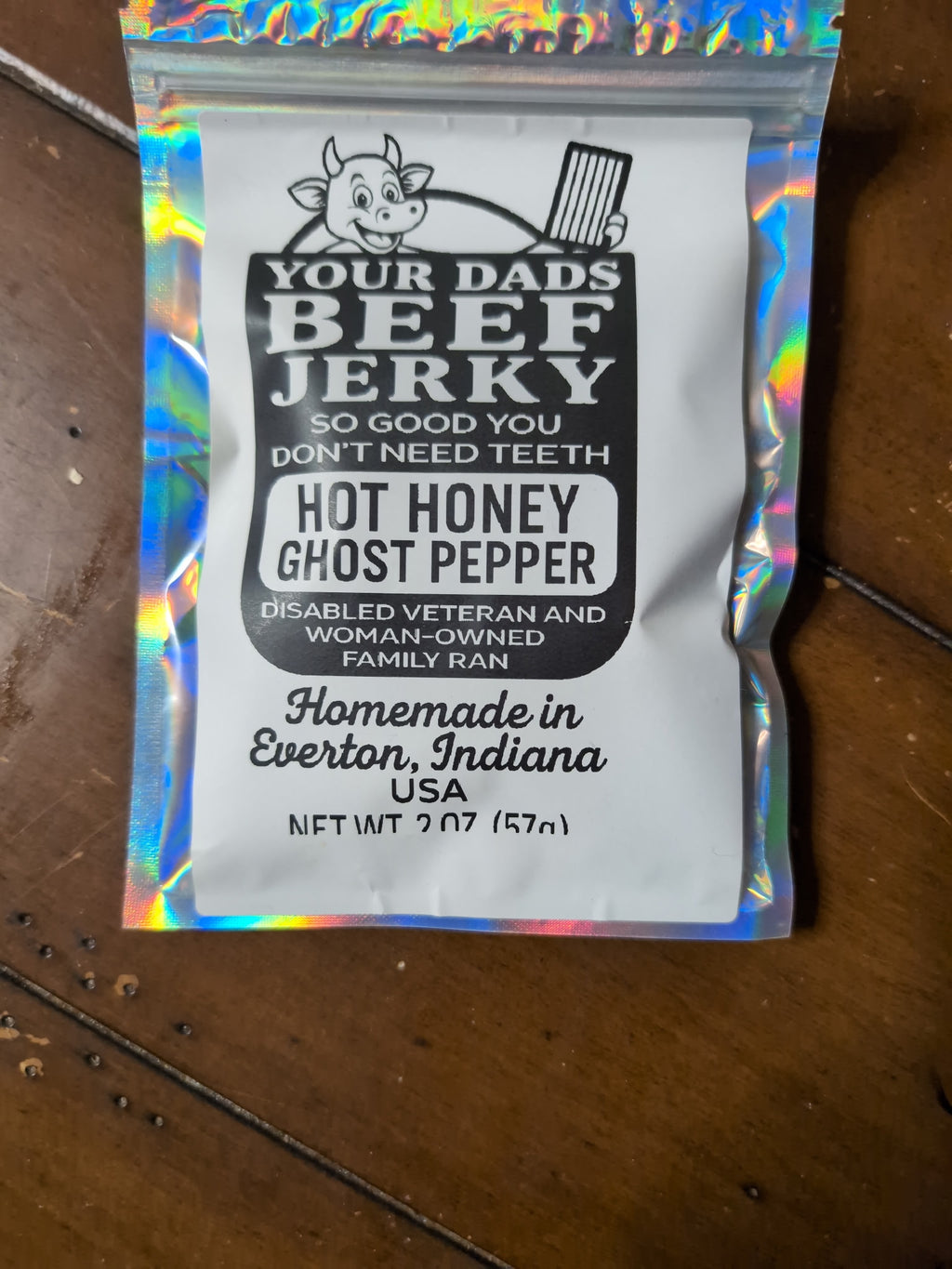 2 oz bags of beef jerky