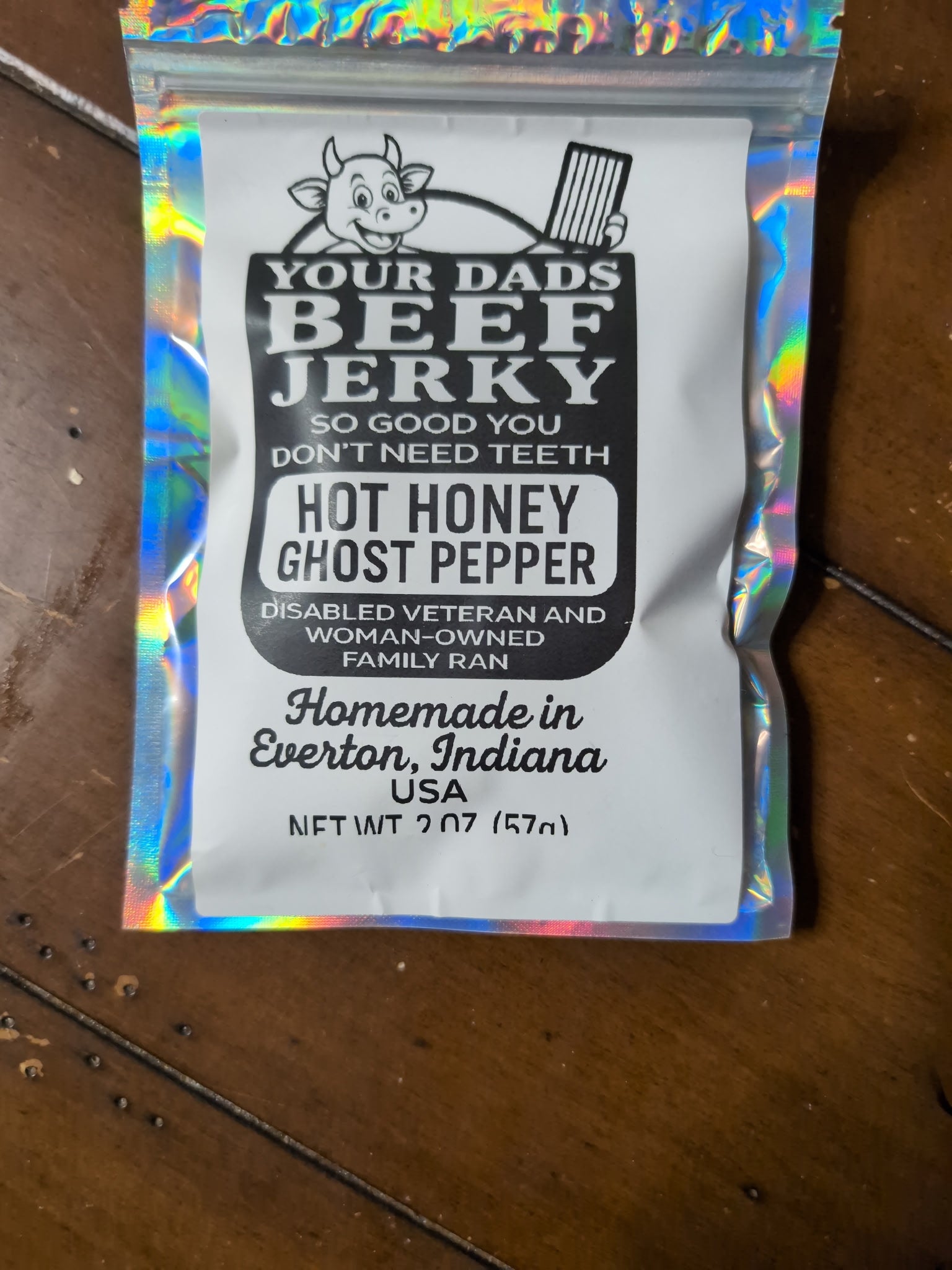 2 oz bags of beef jerky