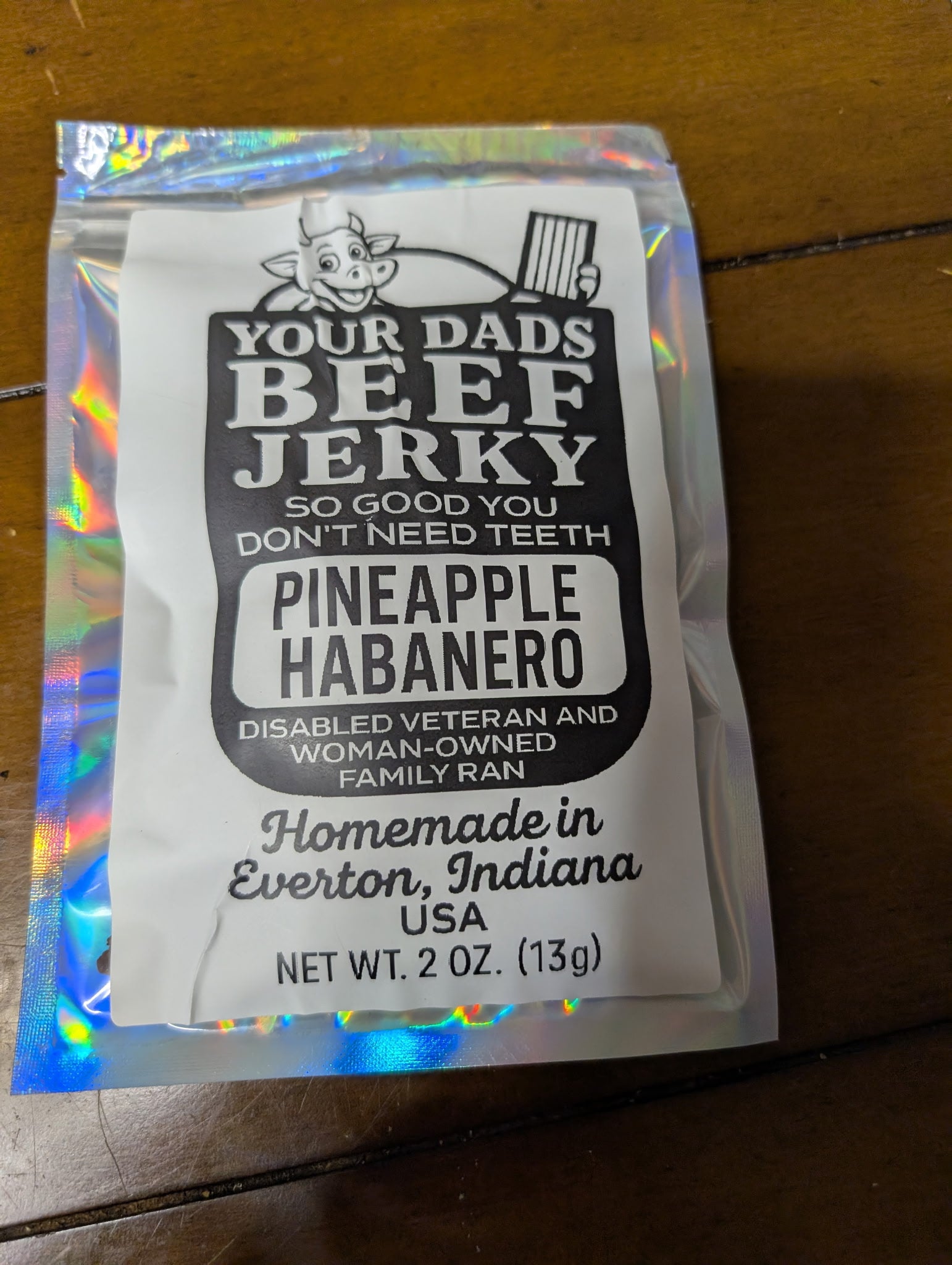 2 oz bags of beef jerky