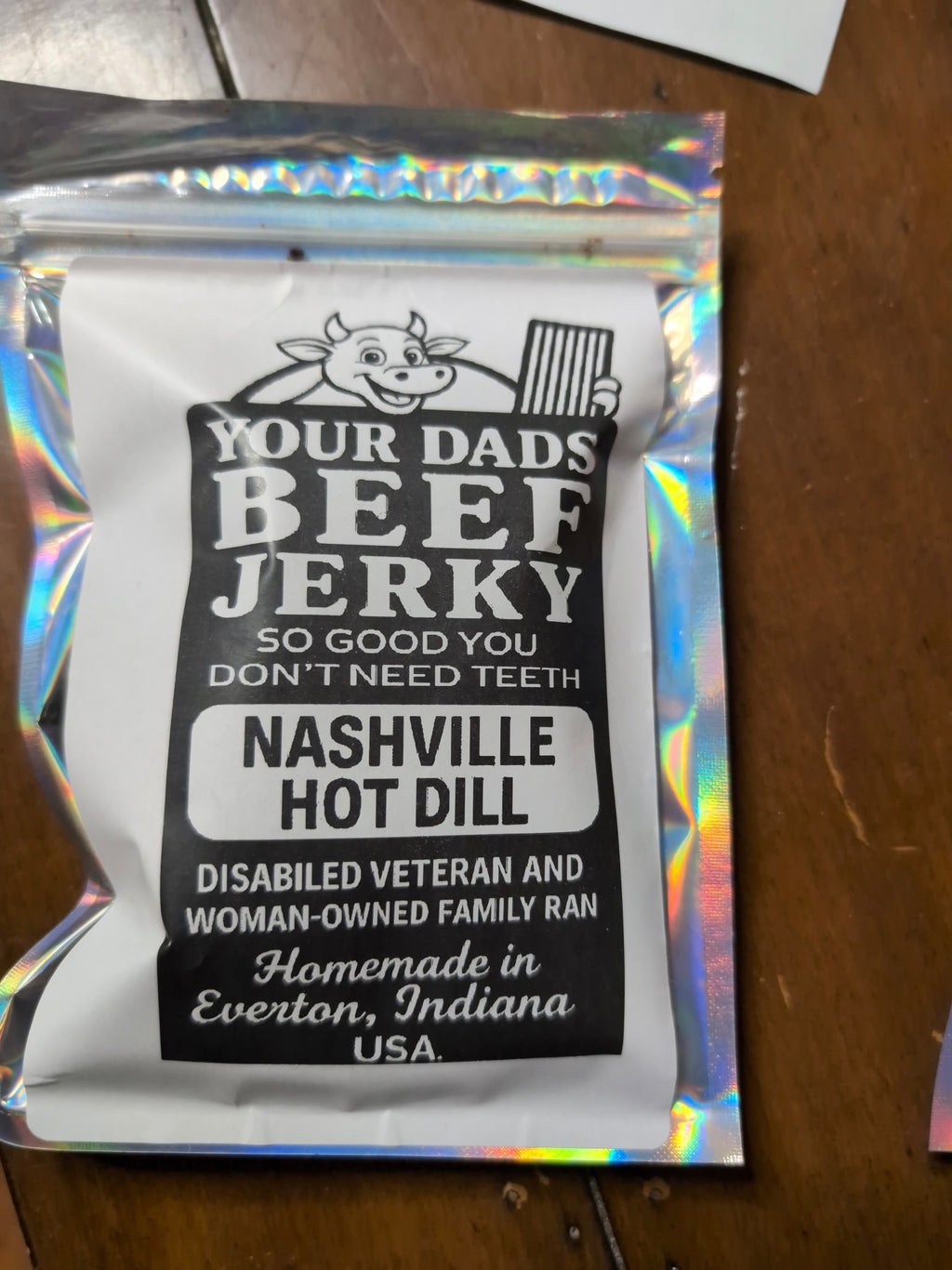 2 oz bags of beef jerky