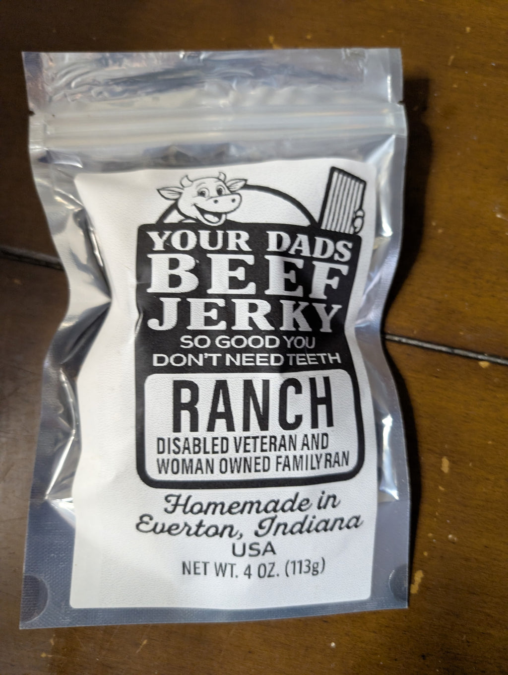 2 oz bags of beef jerky