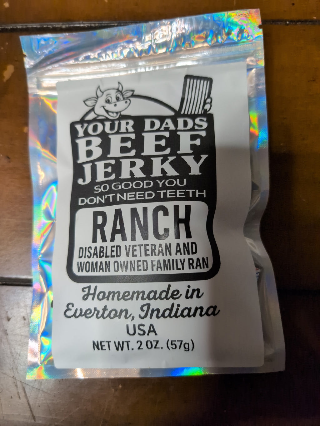 2 oz bags of beef jerky
