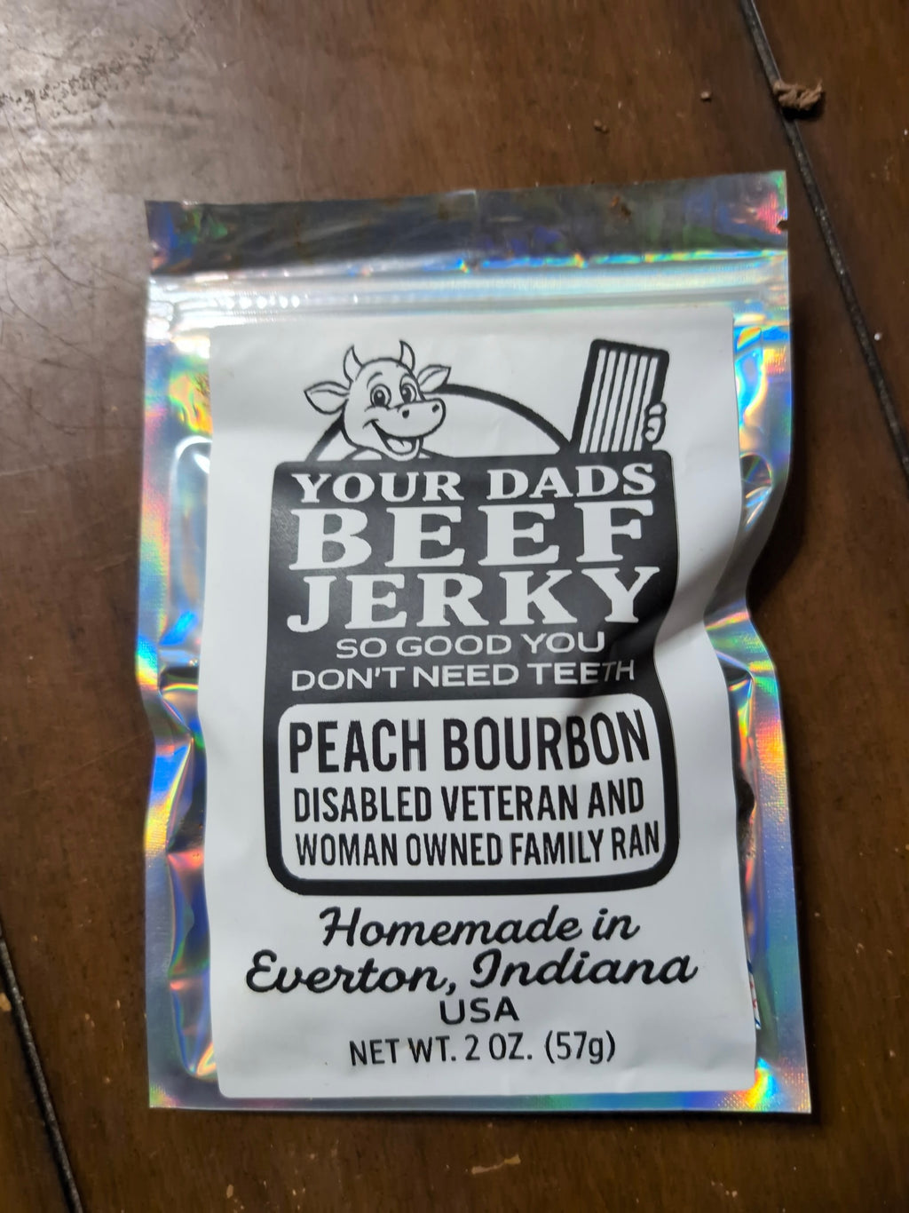 2 oz bags of beef jerky