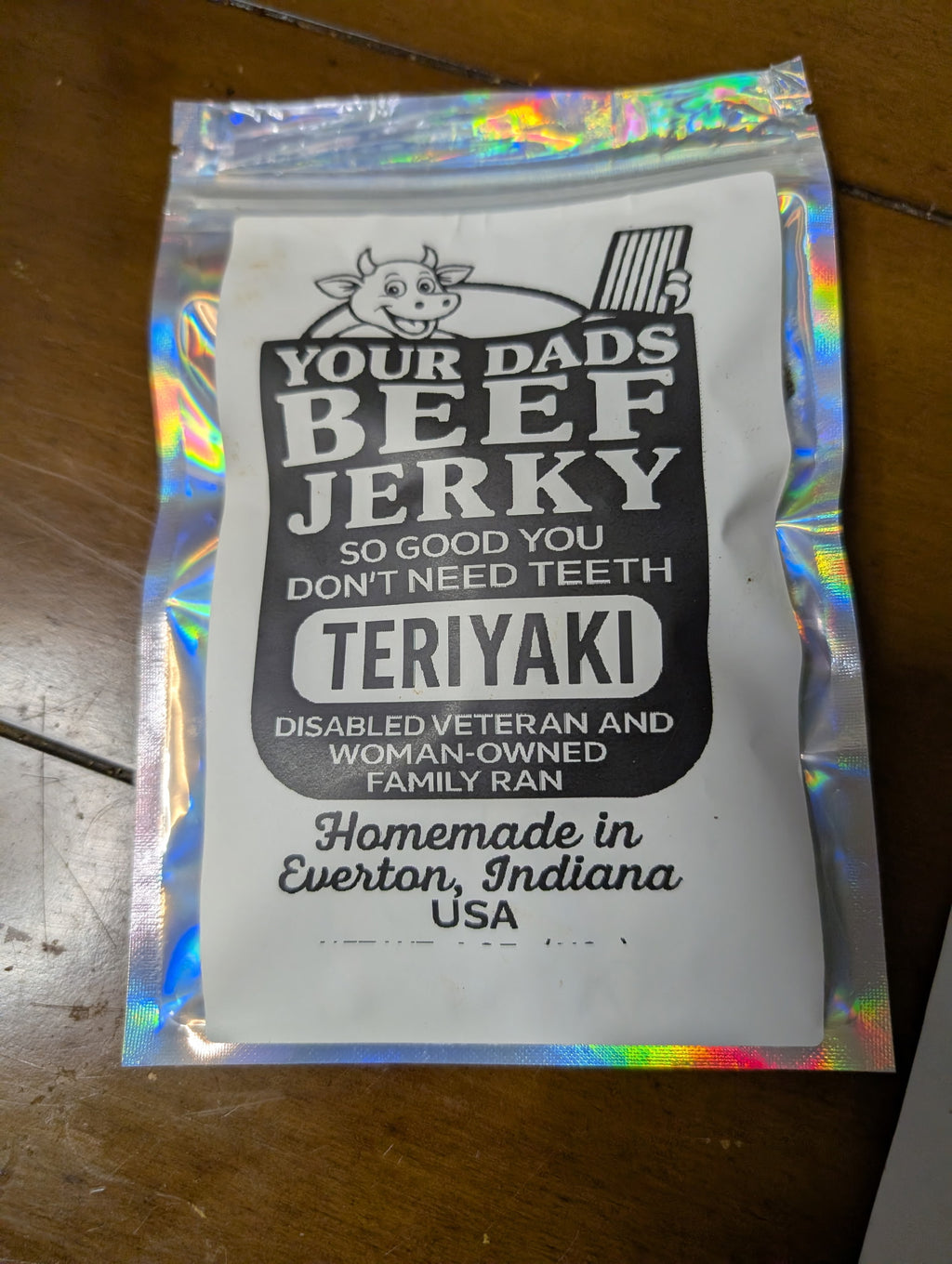 2 oz bags of beef jerky