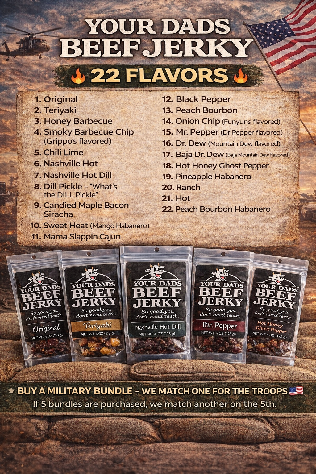 YOUR DADS BEEF JERKY CLUB – MONTHLY SUBSCRIPTION BOX