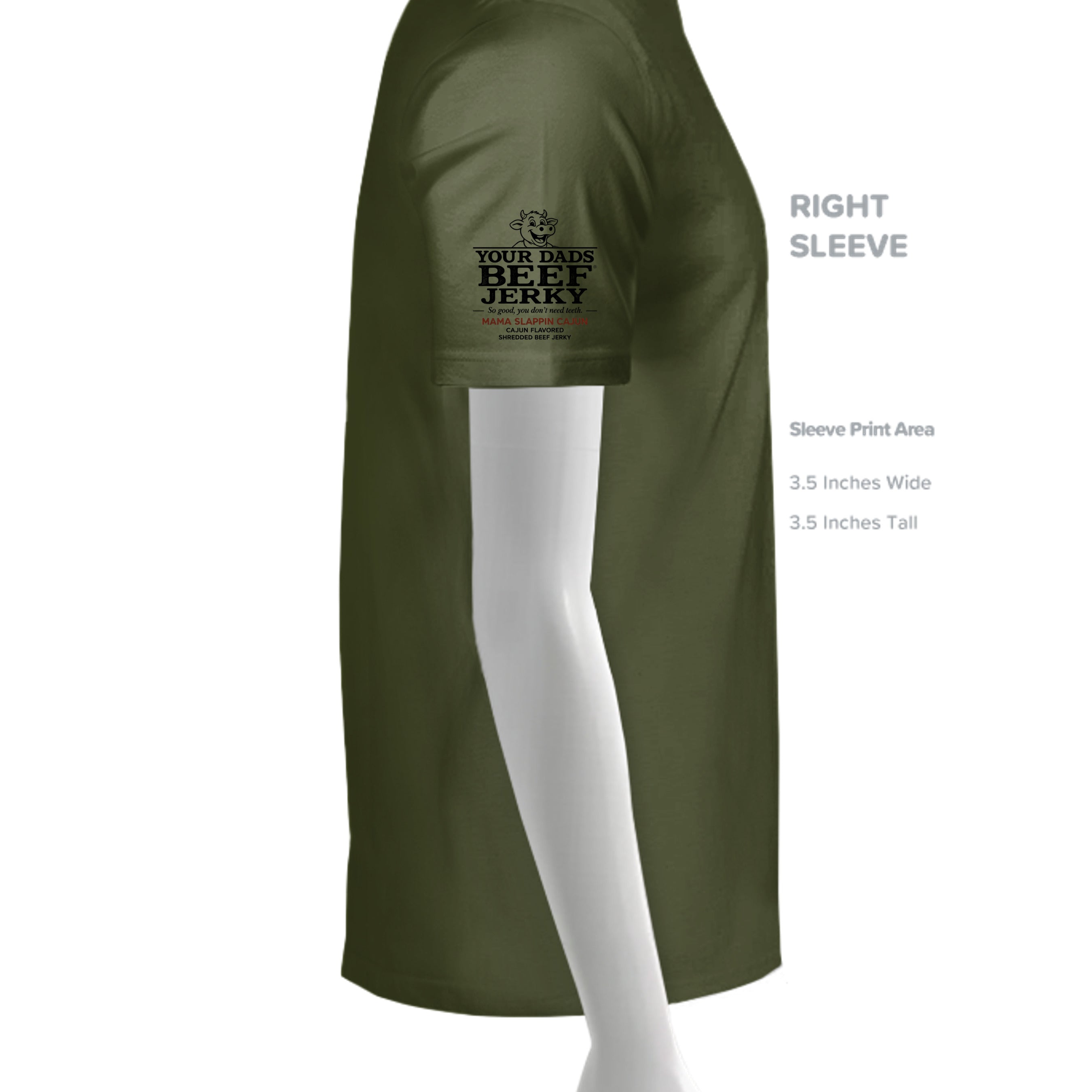 MILITARY GREEN - G500 - SLEEVE_RIGHT